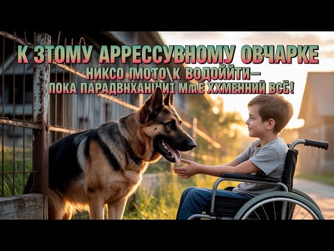 Видео: К этому агрессивному овчарке никто не мог подойти — пока парализованный мальчик не изменил всё!