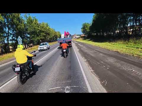 Видео: Проезд огромной пробки на Kove 500x