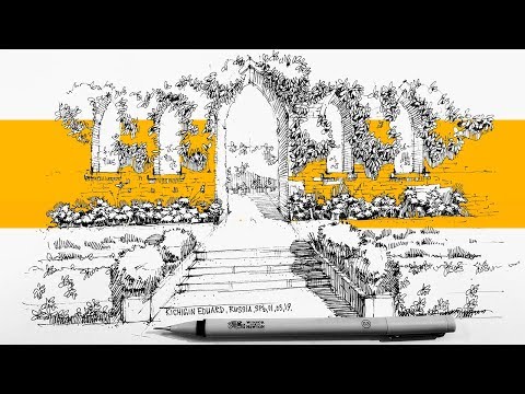 Видео: Готика  - ландшафтный дизайн - проектирование - как рисовать проект сада, парка  - Эдуард Кичигин