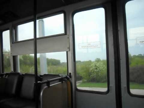 Видео: Tramwaje w Kołomnie, linia 7 / Трамваи в Коломне, маршрут 7