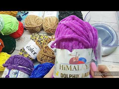 Видео: Запасы пряжи в 2024 году 1 серия Плюшевая пряжа Ализе ЯрнАрт Гималаи и другая
