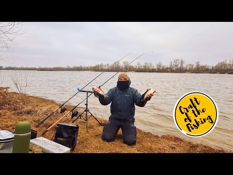Видео: Фідерна рибалка на Десні в ШТОРМ ! Пошук  ПЛОТВИ на на річці зимою.