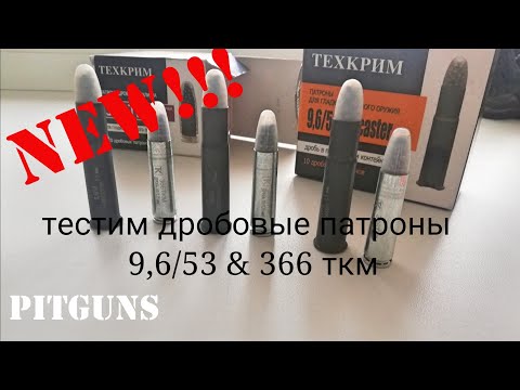 Видео: Дробовой патрон 9,6/53 & 366 ткм