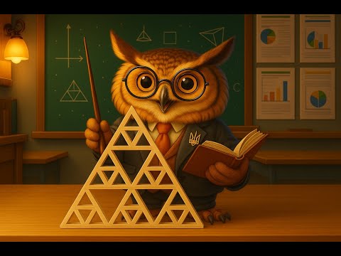 Видео: 4.🔺 Фрактал Серпінського. День науки.