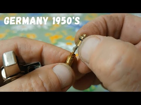 Видео: Very old vintage ESPRIT 2000 petrol pocket lighter Старая бензиновая зажигалка