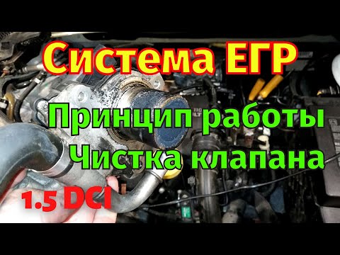 Видео: Система ЕГР Принцип работы Чистка клапана ЕГР 1.5dci с охлаждением