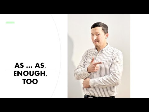Видео: ҰБТ Ағылшын - As ... as, enough, too / Telling the time