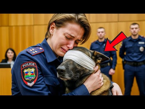 Видео: Слепую собаку K9 хотели усыпить — полицейский показал доказательство, и эта собака потрясла суд