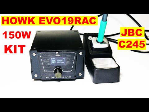 Видео: HOWK EVO19RAC JBC C245 Паяльная станция KIT на 150W