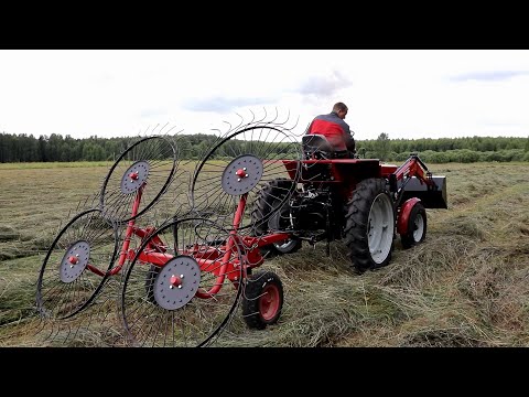 Видео: Грабли ворошилки Флагман-4 Палехагромаш