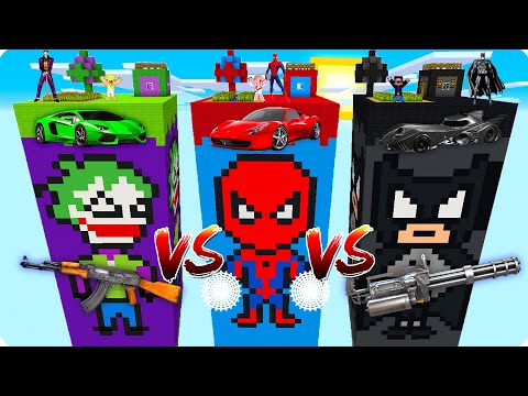 Видео: 😎ЧАНК ДЖОКЕРА ПРОТИВ ЧАНКА ЧЕЛОВЕКА ПАУКА ПРОТИВ ЧАНКА БЭТМЕНА В МАЙНКРАФТ 100% ТРОЛЛИНГ ШЕДИ НУБИК