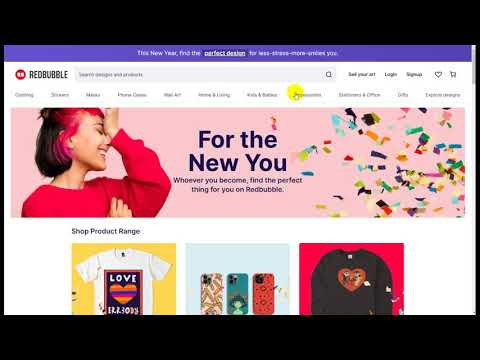 Видео: Регистрация на redbubble