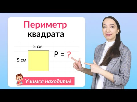 Видео: Периметр квадрата. Как найти периметр квадрата?