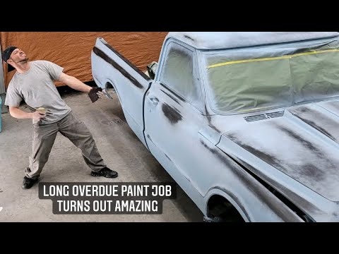 Видео: Патиновая краска на моем 68 c10 #blueberryc10