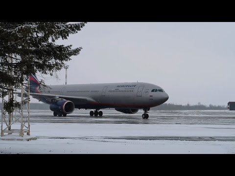 Видео: Airbus A330-300 а/к Аэрофлот | Хабаровск - Москва