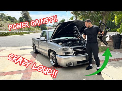 Видео: Длиннотрубные коллекторы на кулачковом SILVERADO 5.3L ЗВУЧАТ КАК NASCAR!!!
