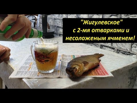 Видео: "Жигулевское" с несоложенкой и 2-мя отварками!