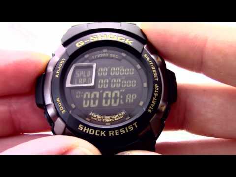 Видео: Часы Casio G-SHOCK G-7710-1E [G-7710-1ER] - Инструкция, как настроить от PresidentWatches.Ru