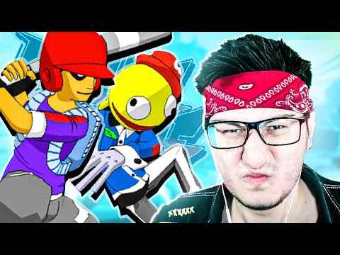 Видео: ИГРАЕМ В ВЫШИБАЛЫ С СУПЕРБЫСТРЫМ МЯЧОМ В LETHAL LEAGUE BLAZE