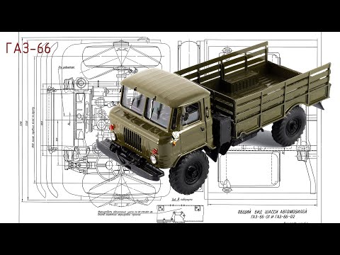Видео: ГАЗ-66 и Костромской Штангенциркуль: сравнение размеров кабины масштабных моделей 1:43