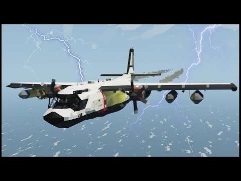 Видео: В САМОЛЕТ Попала МОЛНИЯ! - StormWorks