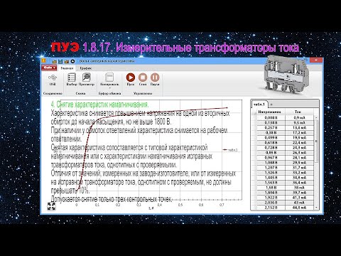 Видео: Трансформаторы тока Снятие характеристик намагничивания