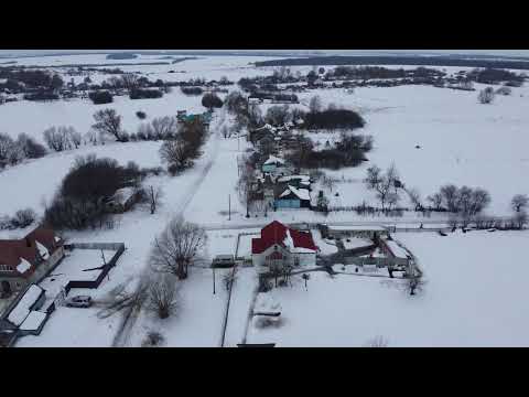 Видео: село Ясенки, Горшеченский район, Курская область. 19.02.2022