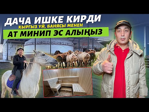 Видео: Москванын Кыргыз айылында дача⛔️ кой союп ат минип баняга түшүңүздөр🔴 арзандатуу менен ишти башташты