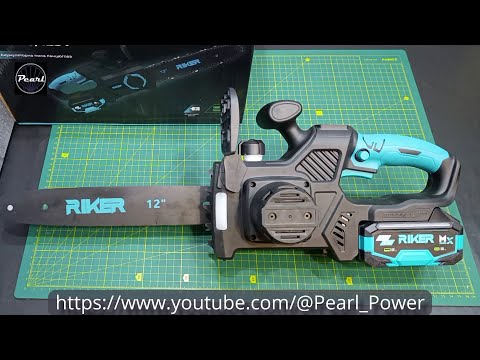 Видео: Акумуляторна пила Riker RCS 20/12SV (Revolt) | Огляд та перший запуск