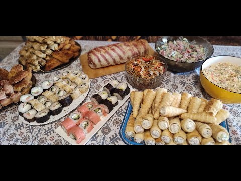 Видео: Праздничное меню на День рождения !!! / Festive birthday menu!!!