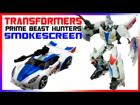 Видео: Transformers Prime Beast Hunters Smokescreen aka Дымовик - review.  Обзор на фигурку.