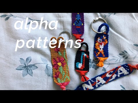 Видео: как читать схемы браслетов дружбы АЛЬФА!