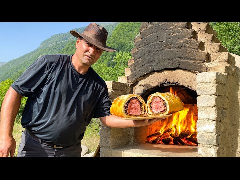 Видео: РЕЦЕПТ СОЧНОЙ ГОВЯДИНЫ ВЕЛЛИНГТОН В НАСТОЯЩЕЙ ПЕЧИ! РАССЛАБЛЯЮЩАЯ КУЛИНАРИЯ