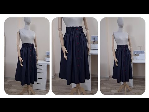 Видео: Пошив юбки с боковыми карманами для всех размеров/сделай сам