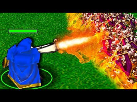 Видео: Сжигаю целые армии в Hero Line Wars