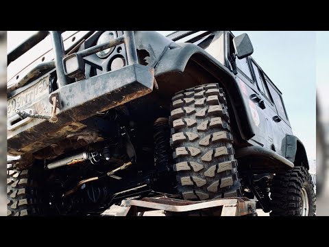 Видео: УАЗ НА МОСТАХ ОТ TOYOTA LAND CRUISER 80 (технические испытания после установки)