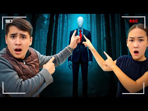 Видео: СЛЕНДЕРМЕНДЫ КӨРДІК😨Елжас екеумізде ШОК😭Бойы ұзын екен😨