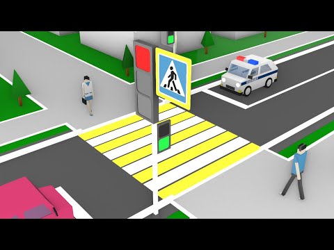 Видео: Как по светофору определить регулируемый пешеходный переход от регулируемого перекрестка