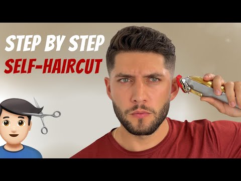 Видео: Пошаговое руководство по самостоятельной стрижке с эффектом среднего фейда | Как подстричь мужчин