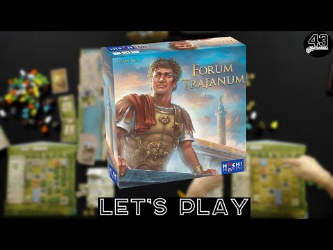 Видео: Настольная игра Forum Trajanum (Форум Траяна). Играем вдвоём.
