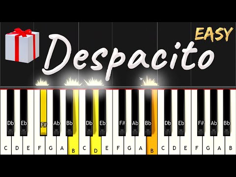 Видео: Деспасито легкий разбор на фортепиано | Despacito easy piano tutorial (synthesia)