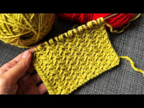 Видео: Плотный теплый рельефный узор спицами ЕЛОЧКА