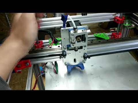 Видео: D-Bot Core-XY 3D - принтер перезапуск.. #D-Bot Core-XY 3D Printer restart..