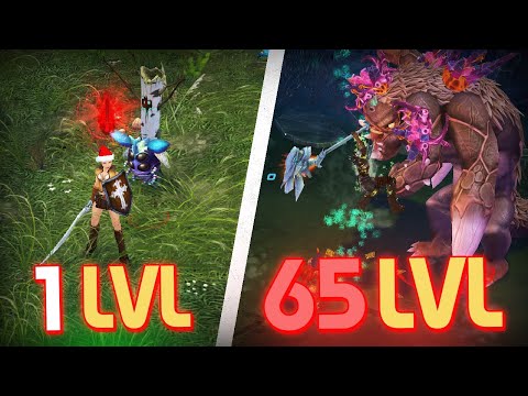 Видео: КАК ЛЕГКО АПНУТЬ 65 УРОВЕНЬ НА ТЁМНОМ РЫЦАРЕ - Royal Quest