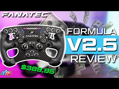 Видео: Рулевое колесо Fanatec ClubSport Formula V2.5 — обзор