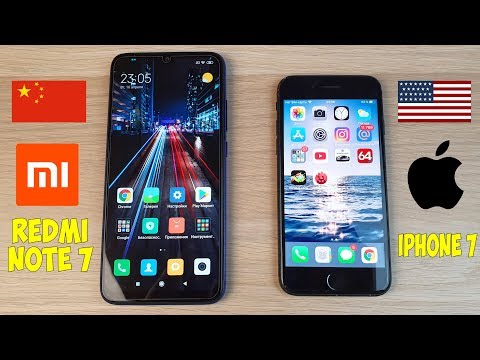 Видео: REDMI NOTE 7 VS IPHONE 7 - ЧТО ЛУЧШЕ? ПОЛНОЕ СРАВНЕНИЕ!