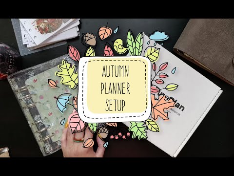 Видео: Переезд в новую осеннюю обложку Fine Plane | Autumn Planner Setup