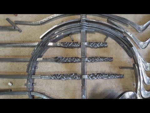 Видео: Куем НЕОБЫЧНЫЙ элемент ворот   Процесс