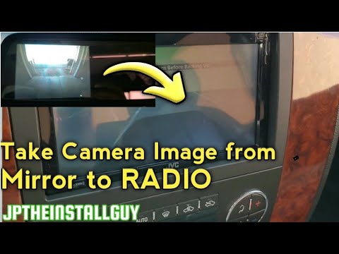 Видео: Переместить изображение с камеры заднего вида с зеркала на радиоприемник