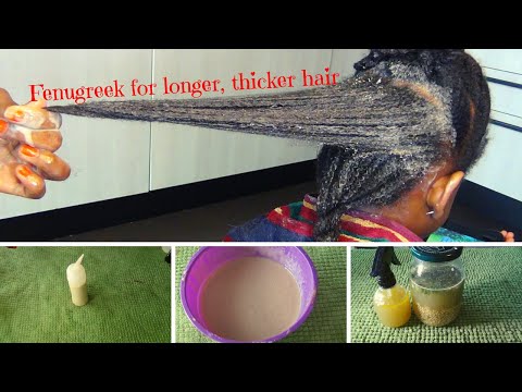 Видео: Три (3) способа использования пажитника и алоэ вера для укрепления, густоты и длины волос || Back...